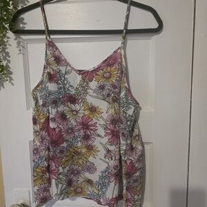 Timing Multicolor Floral Camisole